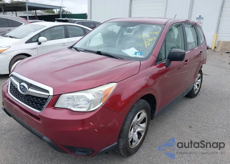 2014 Subaru Forester 2.5I из США, поврежденный, VIN JF2SJAAC9EH538372